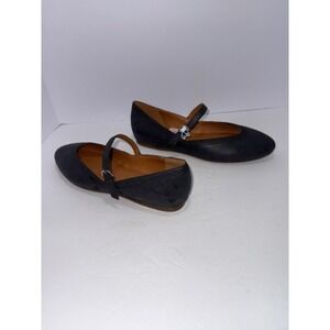 Lucky Brand  Sz 7.5 MaryJane Leather Ballet Flats Office Career Preppy Academia
